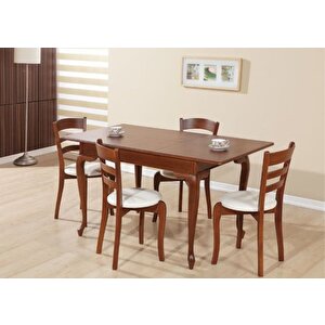 Rustik Açılır Yemek Masası 80x120 Ceviz