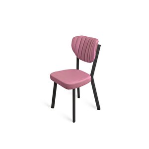 Olivya Metal Sandalye Pembe