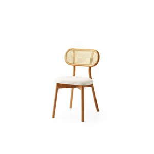 Orpheus Bambu Hasırlı Ahşap Sandalye Natural