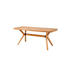 Bosco Pergel Ahşap Mutfak Masası 90x160 Natural