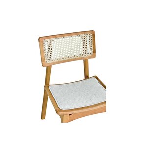 Rodos Natural Ahşap Masa Sandalye Takımı 100x100