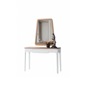 Soft Ceviz Modern Dresuar Beyaz