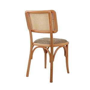 Sofa Hasırlı Ahşap İskandinav Sandalye Natural