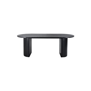 Zeno Oval Ahşap Bohem Yemek Masası 90x180