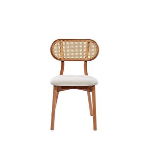 Sindi İskandinav Natural Ahşap Masa Sandalye Takımı 90x130