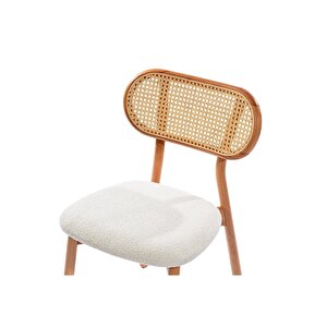 Sindi İskandinav Natural Ahşap Masa Sandalye Takımı 90x130