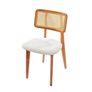 Seraphine İskandinav Natural Ahşap Masa Sandalye Takımı 110x110