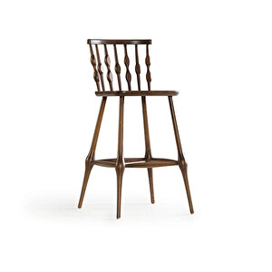 Natura Retro Ahşap Bar Sandalyesi