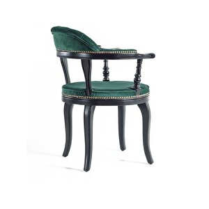Majesta Kapitoneli Classic Ahşap Sandalye
