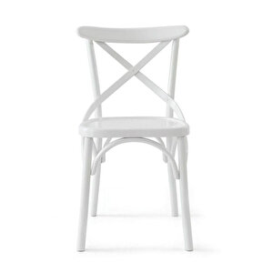 Gazzini Thonet Ahşap Sandalye Beyaz