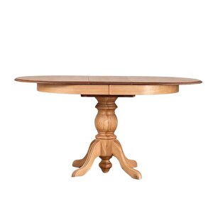 Rika Baba Ayak Oval Açılır Masa 70x110 Natural
