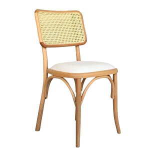 Sofa Hazeranlı Ahşap İskandinav Sandalye
