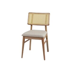 Visby Sedef Natural Ahşap Bohem Sandalye