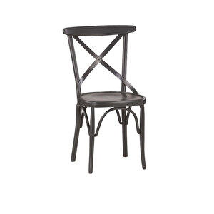 Gazzini Thonet Ahşap Sandalye Antrasit