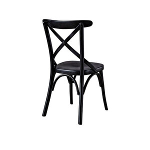 Gazzini Thonet Ahşap Sandalye Siyah