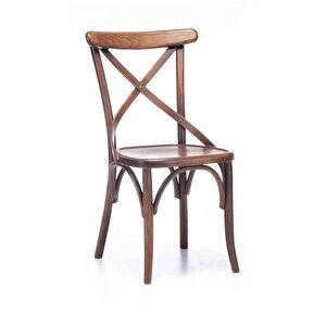 Gazzini Thonet Ahşap Sandalye Açık Ceviz