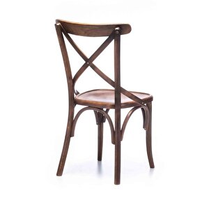 Gazzini Thonet Ahşap Sandalye Açık Ceviz