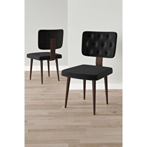 Lars Barok 80x132 Açılabilir Mdf Masa Yemek Odası Takımı,mutfak Takımı 6 adet Sandalye