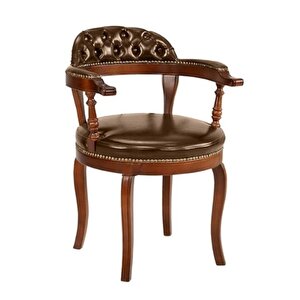 Majesta Classic Ahşap Sandalye Ceviz-Ceviz