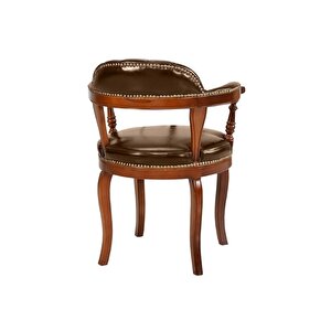 Majesta Classic Ahşap Sandalye Ceviz-Ceviz