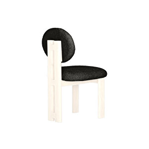 Coco İskandinav Teddy Natural Ahşap Bohem Sandalye