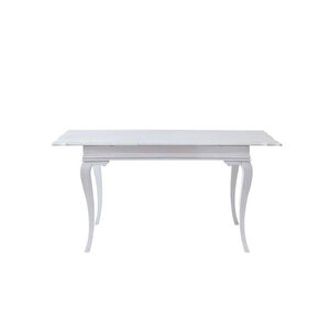 Rustik Açılır Yemek Masası 90x140 Beyaz