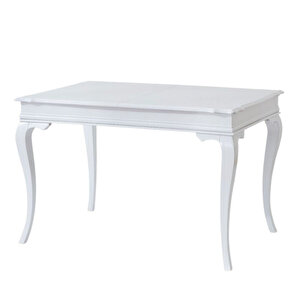 Rustik Açılır Yemek Masası 90x140 Beyaz