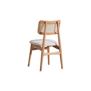 Tetra İskandinav Natural Ahşap Masa Sandalye Takımı 100x100