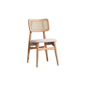 Tetra İskandinav Natural Ahşap Masa Sandalye Takımı 100x100