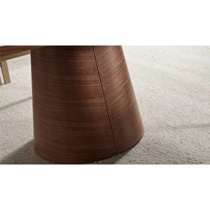 Castella İtalyan Still Oval Ahşap Yemek Masası 100x180