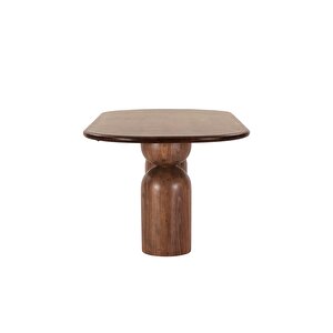 İmperial İtalyan Still Oval Ahşap Yemek Masası 80x180