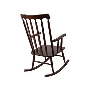 Dakota Rocker Amerikan Retro Ahşap Sallanır Sandalye Ceviz