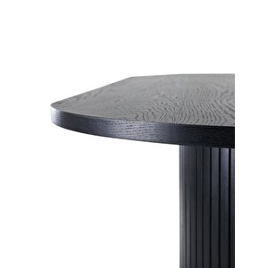 Zeno Oval Ahşap Bohem Yemek Masası 90x200