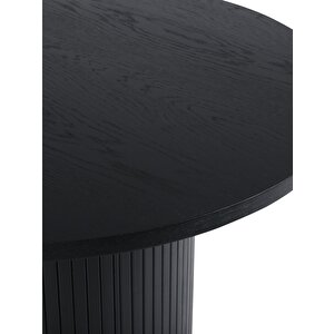 Zeno Oval Ahşap Bohem Yemek Masası 90x200
