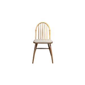 Rustica Döşemeli Classic Natural Ahşap Yemek Sandalyesi Natural
