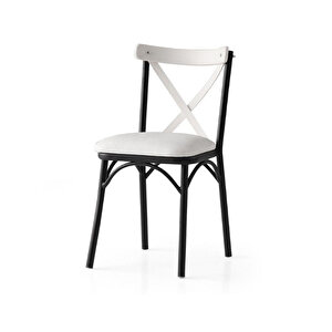 Gazzini Thonet Sandalye Siyah-Beyaz