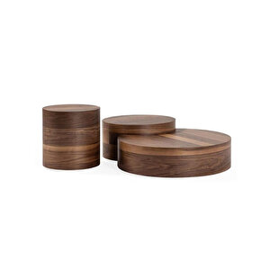 Walnut Orta Sehpa Takımı