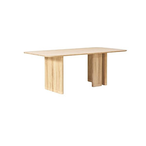 Nomada Ahşap Yemek Masası 95x180 Natural