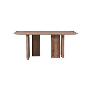 Nomada Ahşap Yemek Masası 95x180 Ceviz