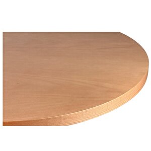 Niyegara İskandinav Natural Ahşap Masa Sandalye Takımı 90x130