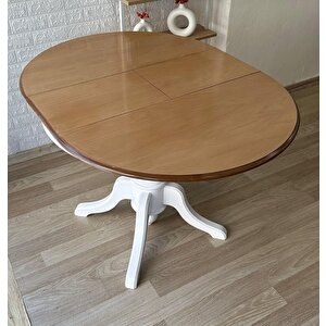 Lindon Baba Ayak Yuvarlak Açılır Masa 90x90