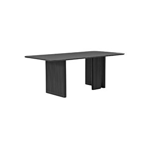 Nomada Ahşap Yemek Masası 95x180 Siyah