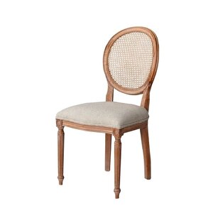 Madalyon Hazeranlı Ahşap Klasik Sandalye Natural