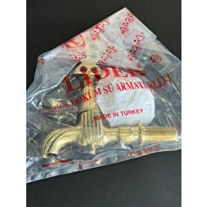 Sb Lpd Hamam Taslı İkili Osmanlı Musluğu Sarı 1/2