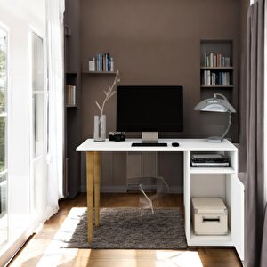 Çocuk Çalişma Masasi Ahşap Ayakli 120x45x73