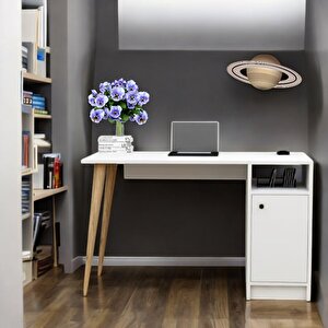 Çocuk Çalişma Masasi Ahşap Ayakli 120x45x73