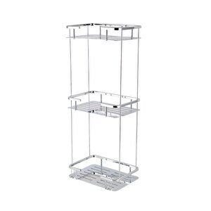 Duş Malzemelik Şamponlık Üçlü 15354 Krom 150x220