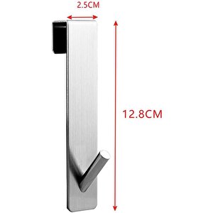 Taşınabilir  Paslanmaz Çelik Metal Banyo Duşakabin Mutfak Vb. Alanlar Için Dikey Askılık-al4836 2 Adet