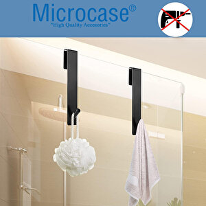 Microcase   Taşınabilir  Paslanmaz Çelik Metal Banyo Duşakabin Mutfak Vb. Alanlar Için Dikey Askılık-al4836 2 Adet