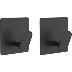 Yapışkanlı Paslanmaz Çelik Banyo Mutfak Eşya Havlu Vb Metal Askılık - Al5180 2 Adet